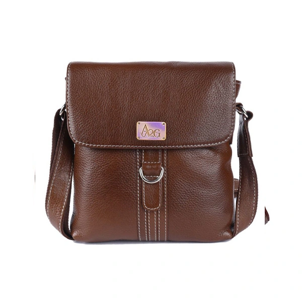 Men & Women Brown Sling Handbag - Mini